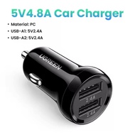 UGREEN Car Charger Adapter 4.8A- 12V USB Car Charger