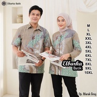 KATUN KEMEJA Men's Couple Batik Tops Latest JumboWanitas - Long & Short Sleeve Shirts - Full Button 