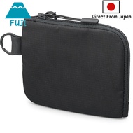NEXARY Waterproof Polyester L-Zipper Coin Wallet for Men (Black)