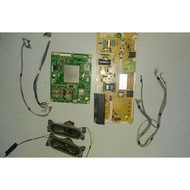 Toshiba 40PU200EM Mainboard, Powerboard, LVDS, Cables, Sensor, Speaker. Used TV Spare Part LCD/LED/P