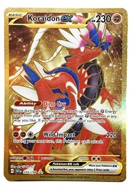 Pokemon - Koraidon ex 254/198 - Scarlet & Violet - Secret Rare - Gold Holo Foil Pokemon - Koraidon e