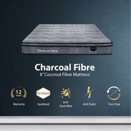 Fibre Star Charcoal Fibre Latex 8 inches Coconut Fibre Mattress