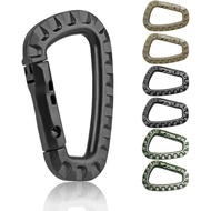 Durable outdoor hiking keychain hook EDC tool clip gear