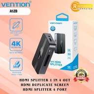 VENTION HDMI SPLITTER 1 IN 4 OUT HDMI DUPLICATE SCREEN 4K@30Hz HDMI SPLITTER 4 PORT