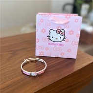 Kitty Cat Bracelet Bracelet Sweet Cute Push-Pull Bracelet Children Adult Sisters Graduation Season G