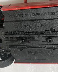 二手市面稀少復古金屬1/24 MAISTO 1997保時捷911 CARRERA (狀況如圖當收藏/裝飾品)