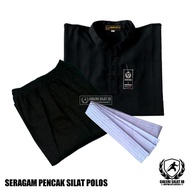 PREMIUM Sragam Silat Polos Tanpa Logo - Baju Pencak Silat Polosan Untuk Pemula / Anggota Baru - Sakr