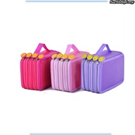 Larger Capacity 4 Layers 72 slots Color Art Pencil Case Stationery Holder Pencil box Art Set For Stu