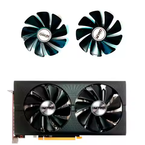 CF1015H12D Cooler Fan For Sapphire Radeon RX 470 480 580 570 NITRO Mining Edition RX580 RX480 Gaming