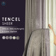 Sheer 3 Mix Curtain Window Made Hook Eyelet (290cm-300cm)