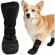 Dog Recovery Boot for Injured Paws, Breathable Waterproof, Anti-Slip Sole, Adjustable Straps, for S 