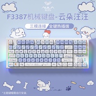 Cartoon Theme Keycap Personality Full Set Wolf Spider F3387 Cloud Wolves Wireless Bluetooth Three-mo
