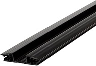 Black PVC Living Hinge for 1/8in Panels - 36 Inches (Pack of 4, 12 Feet Total)