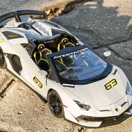 C 1:24 Lamborghini Aventador SVJ 63 Alloy Model High Simulation Diecast Metal Toy Vehicles Car Mode