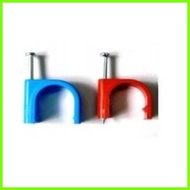 ◄ ♧ ❍ 100PCS PVC PIPE CLAMP 1/2" 3/4" ORANGE/BLUE