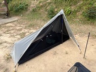 Aricxi 帳篷 單人營 非自立 超輕 露營 1人營 ultralight tent 白色 三季 雙層