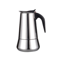 (EXPT) Stainless Steel Induction Stovetop Espresso Maker  Italian Style Coffee with Moka Pot in Mode