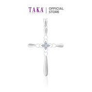 TAKA Jewellery Diamond Pendant 9K Cross