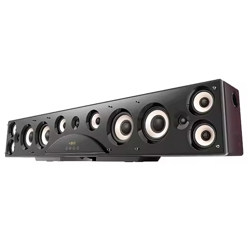 True Surround Sound 5.1 Decoder HD Digital Home Theater Wireless Sound Bar with Subwoofer IA-6130KTV