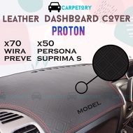 Proton Leather Dashboard Cover Dashmat X70 X50 Persona Preve Suprima S Wira Checkered