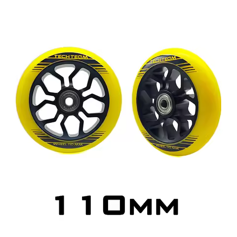 Brand Iron 110mm scooter wheels 88A hardness skating wheel 100mm 110mm Alloy scooter wheels Iron Agg