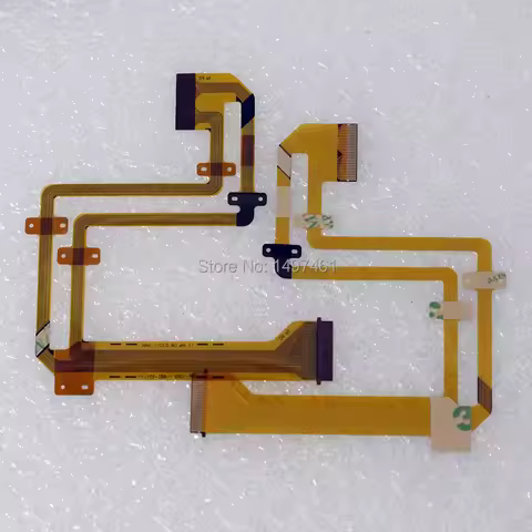 2PCS LCD hinge rotate shaft Flex Cable for Sony DCR-SR20E DCR-SX15E DCR-SR15E SR20 SR21 SR15 SX15 SX