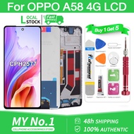 Original LCD with Frame For OPPO A95 4G CPH2365 / A95 5G / Reno6 Lite LCD Touch Display Screen Digit