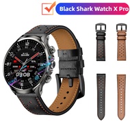 Black Shark Watch X Pro strap  Leather strap Black Shark smart watch X Pro strap Sports wristband