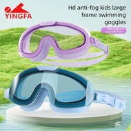 YINGFA Children's Swimming Goggles Large Frame Waterproof Anti-Fog Boys Girls Diving Goggles J888AF