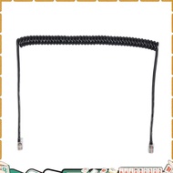 dinghingxi1 8pin Microphone Cable Cord for Icom Mobile Radio Speaker Mic HM-98 HM-133 HM-133v HM-133