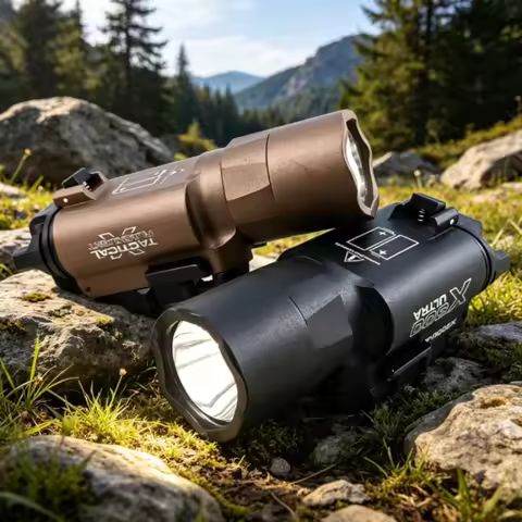 2026 1PC Outdoor Portable X300U Metal Underslung Flashlight 500 Lumen Bright Illumination