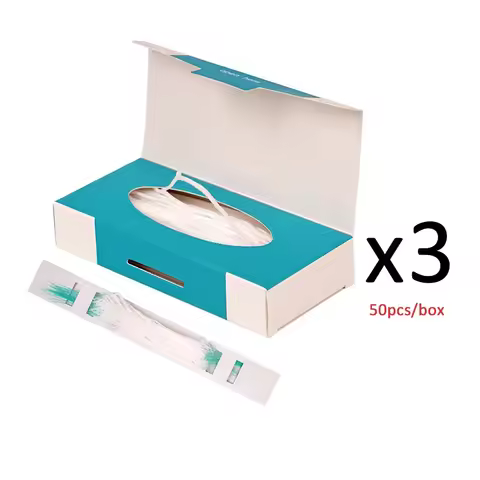 3box Toothpick Tool Floss Threaders Tooth Floss Holders Between Orthodontic Braces Bridge Hilo Denta