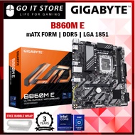 GIGABYTE B860M E DDR5 Intel LGA 1851 mATX Motherboard