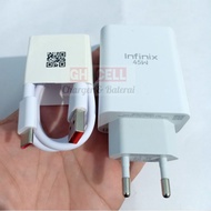 (45W) Charger infinix Note 40 Pro / Note 40 / Note 30 / Zero 30 4G / GT 10 Pro / GT 20 Pro Type C Ch