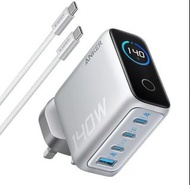 ANKER CHARGER (140W, 4-PORT, PD 3.1) 4輸出牆插充電器連 USB-C 充電線