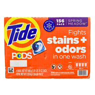 原箱156粒 (846g x 4包) TIDE PODS 洗衣球 春天草園味 三合一清潔 平行進口
