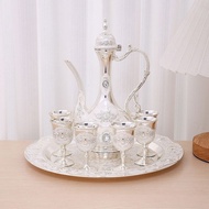 Wine Jug Wine Set Wine Glass Household Pack White Wine Set Antique European Retro High-End Eight-Pie