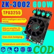 ZK-3002 Amplifier Board 600W Dual Channel TPA3255 Chip Dual Channel Amplifier Board for Audio