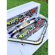 Exhaust salemba RDM 24 Exhaust BLUE PURPLE power pipe beat Crab beat new Click 125 power pipe Etech 