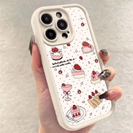 Cute Little Dessert Cake Case Xiaomi 15T 14T 13T 11T Pro POCO X7 X6 M6 Pro C65 C75 C61 Silicone Case