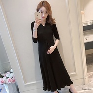 Maternity Dress:Long Sleeved Nursing Breastfeeding Long Pregnant Dresses  | Seluar Mengandung Muslim
