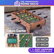 Wooden Soccer Table Game Foosball Tabletop Football Indoor Game Kids Family Toy Permainan Bola Sepak