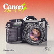 Pre-Owned- Kamera Analog Canon Ae-1 Ae1 Program Kit 50Mm F1.4 New Fd