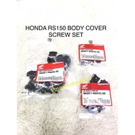 BODY SCREW SKRU SET COVER SET COVERSET HONDA RS150 RS-150 RS 150 RS150R