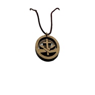Christian Gifts Israel Imported Cross Olive Wood Jewelry Necklace 13-37