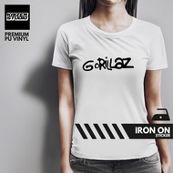 KAIZEN STUDIO Gorillaz Iron On Heat Press Sticker Tshirt Bag Chair Birthday Camping Outdoor Indoor