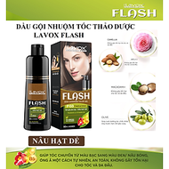 [Nâu Hạt Dẻ] Dầu Gội Nhuộm Tóc Phủ Bạc Thảo Dược LAVOX FLASH 190ml - P03