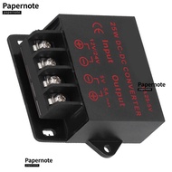 PAPERNOTE Voltage Regulator, ABS 25W Voltage Converter, Power Supply Module DC 12V 24V to 5V 5A Blac