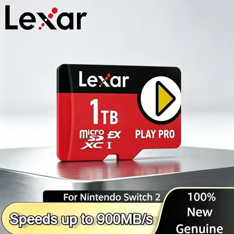 Lexar for Game Consoles 4K Video Up To 900MB/s 1TB/512GB/256GB Memory Cards Lexar Play PRO MicroSD E