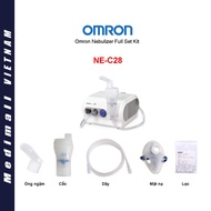 Phụ kiện máy xông khí dung Omron NE-C28 Cốc thuốc Dây dẫn Mặt nạ Lọc khí ống ngậm Càng xông mũi